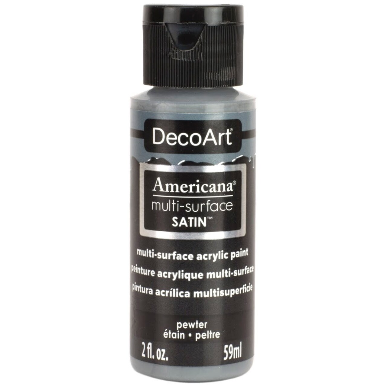Americana Premium Multi-Surface Satin Finish Acrylics 2oz -for Wood, Metal, Glass, Ceramics, Fabric, Paper, Terra Cotta, Most Plastics and More